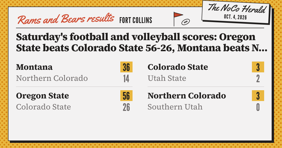 Saturday's football and volleyball scores: Oregon State beats Colorado ...